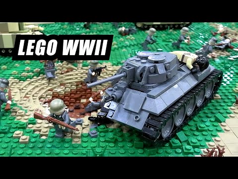 LEGO WWII Tank Battle of Kursk with 150 Minifigs!