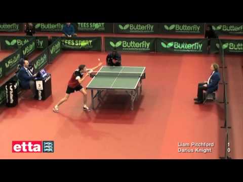 Nationals - Men's Singles Quarter-final - Liam Pitchford v Darius Knight