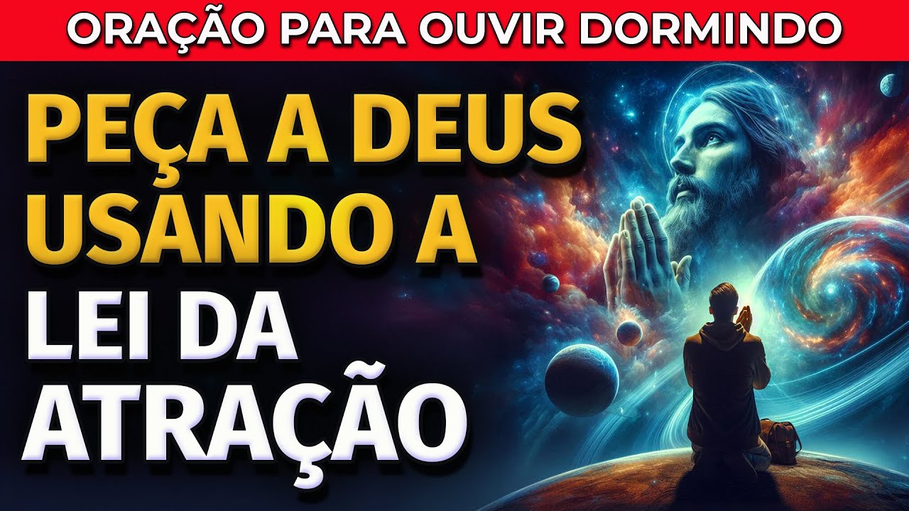 ORAÇÃO PARA PEDIR A DEUS E USAR A LEI DA ATRAÇÃO PARA ATRAIR TUDO AQUILO QUE VOCÊ DESEJA | DORMINDO