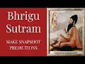 Bhrigu Sutram- Make Snapshot predictions easily.