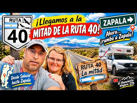 ¡LLEGAMOS A LA MITAD DE LA RUTA 40! 🇦🇷 Y AHORA… ¡RUMBO A ZAPALA! 😱