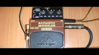 Video thumbnail for Acoustic modeler AM300 behringer by HaKBand