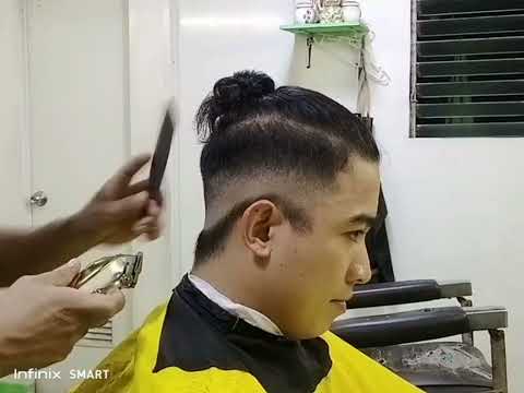 Manbun cut..