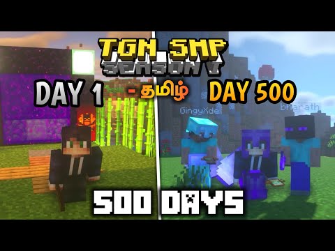 500 DAYS SURVIVING: Epic Tamil Minecraft Adventure!