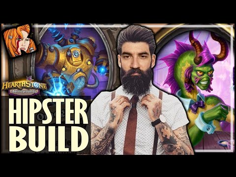NOW THAT’S A HIPSTER BUILD! - Hearthstone Battlegrounds