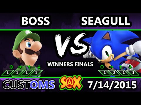 S@X 106 Customs - WS | Boss (Luigi) Vs. NS | Seagull (Sonic) SSB4 WF - Smash Wii U - Smash 4