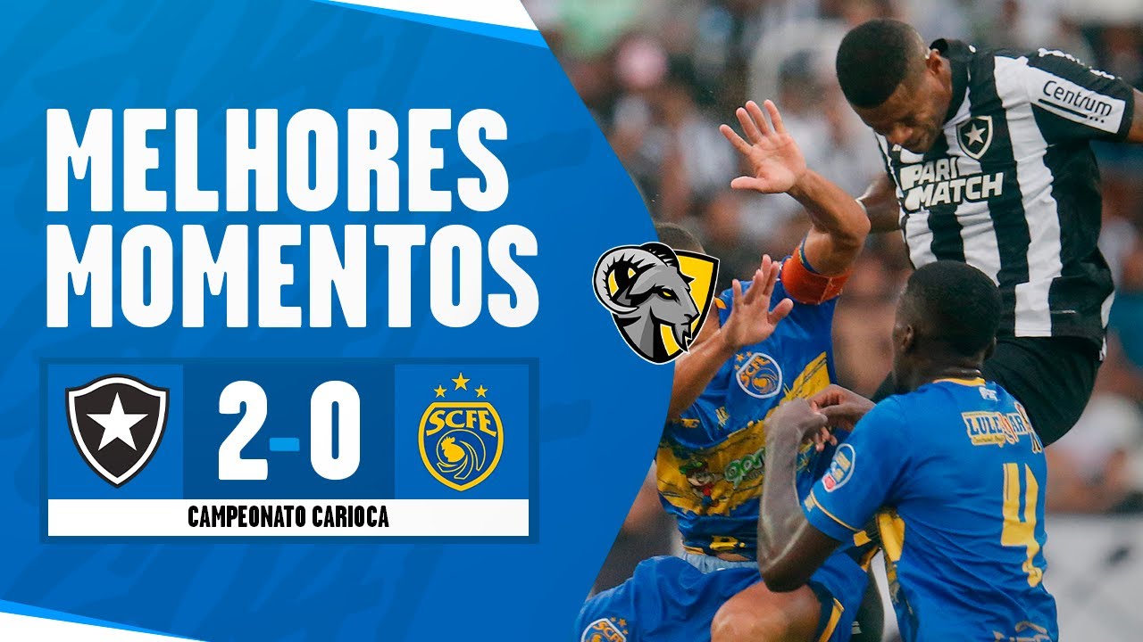 VÍDEO: gols e melhores momentos da vitória do Botafogo por 2 a 0 sobre o Sampaio Corrêa