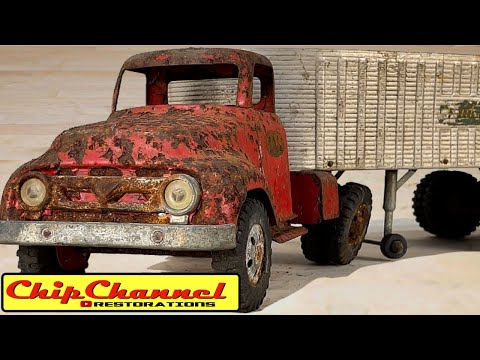 1956 Tonka Cargo King Semi Truck Hauler Restoration