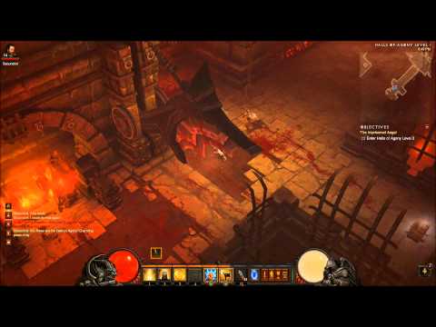 Diablo III Monk Playthrough Part 19 - Halls of Agony