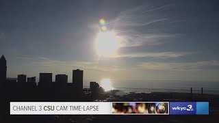Wednesday Cleveland sunset time-lapse for June 26, 2019