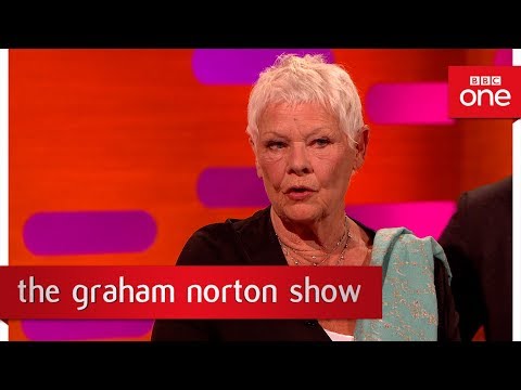 Dame Judi Dench was left puzzled by an angry protestor - The Graham Norton Show: 2017 - BBC