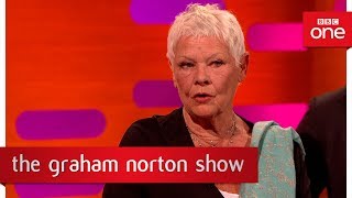 Dame Judi Dench was left puzzled by an angry protestor  - The Graham Norton Show: 2017 - BBC One