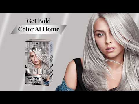Go Bold with göt2b Metallics Hair Color in...