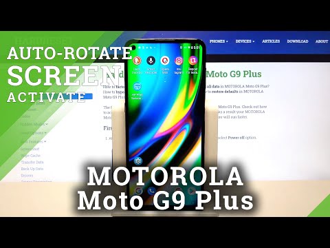 Automatic Rotation Screen – Turn MOTOROLA Moto G9 Plus Screen