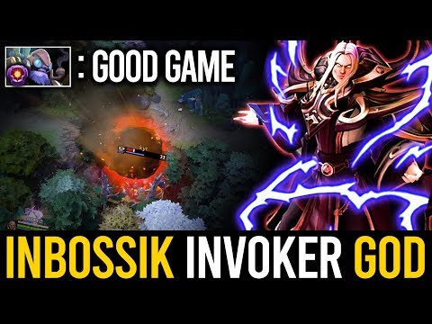 HOW INBOSSIK FACE AGAINST MASTER TIER TINKER MID??  INCREDIBLE INBOSSIK INVOKER | Dota 2 Invoker