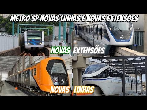 São Paulo Metro: All New Extension and New Line Projects in the System