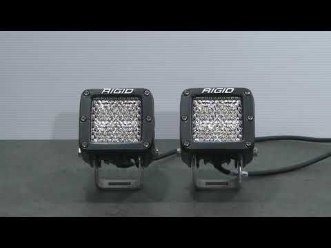 Rigid D Series Pro Series Diffused Beam Pattern