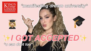 MANIFESTING ACCEPTANCE INTO UR DREAM UNIVERSITY  |  Law of Attraction