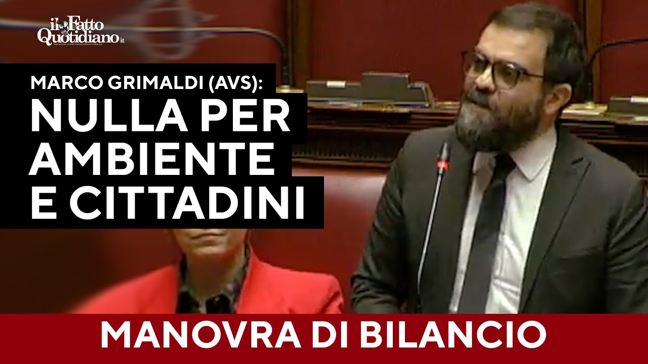 Grimaldi: "Rinunciate a qualunque intervento su ambiente e territorio. Nulla per i cittadini"