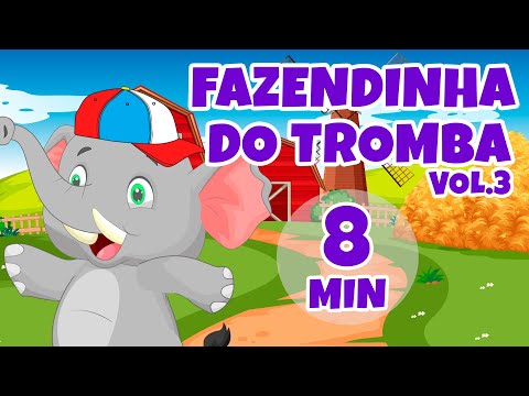 Fazendinha do Tromba [clipe infantil] Vol. 3 - Giramille 8 min | Desenho Animado Musical
