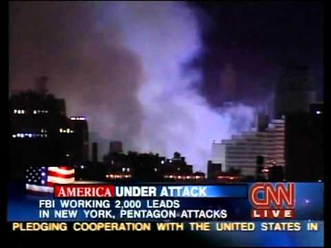 CNN 9/11 LIVE TV Coverage (9/13/01) 1:30 A.M - 1:45 A.M