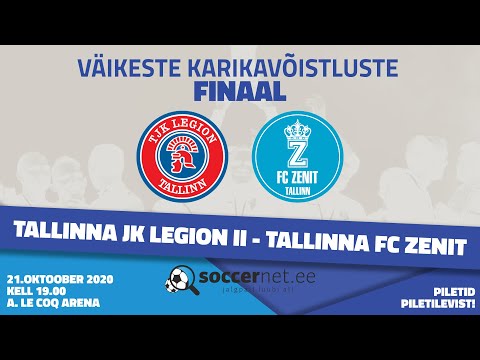 TALLINNA JK LEGION II - TALLINNA FC ZENIT VÄIKESED KARIKAVÕISTLUSED Finaal