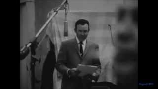 Jim Reeves..Recording &quot;Blue Canadian Rockies&quot; in Studio (Live Video from 1963-HQ)