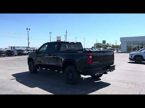 2026 Chevrolet Silverado 1500 Crew Cab Short Box 4-Wheel Drive LT Trail Boss in Black for sale at Lally Chevrolet Ltd. in Tilbury, ON