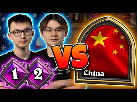 Rank 1 & 2 NA VS Best of China! (Finals) | Hearthstone Battlegrounds