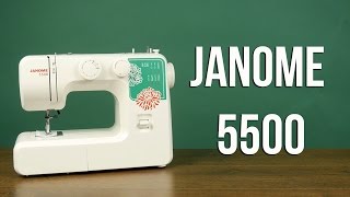 Janome 5500 - відео 2