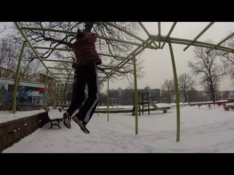 Brachiating and Playing, Hedonic Chimp in Berlin