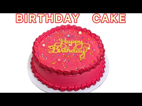 How To Make A Birthday Cake.