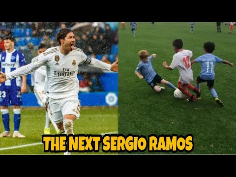 Sergio Ramos Jr • Amazing Football Skills • James and Bryce Corey The Next Sergio Ramos