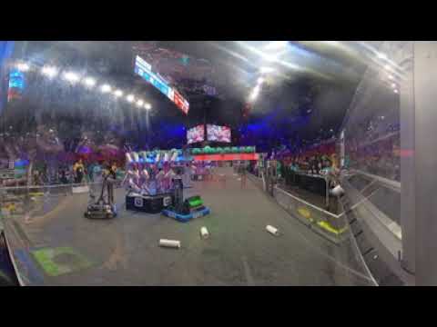 FRC Einstein 2025 Match 11 - 360 Driver Station POV | Orbit 1690
