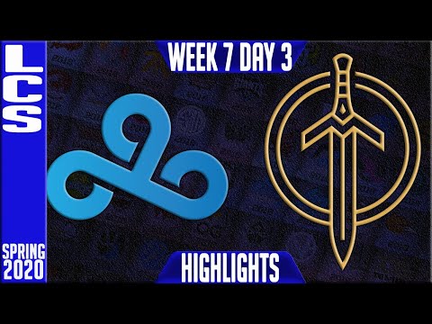 C9 vs GG Highlights | LCS SPring 2020 W7D3 | Cloud9 vs Golden Guardians