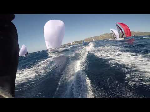 Downwind Sailing at Melges 24 Worlds 2019 - Villasimius, Sardinia - Exilia Racing