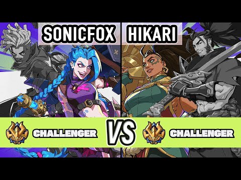 2XKO ▰ SonicFox (Jinx / Ekko) vs Hikari (Illaoi / Yasuo) ▰ High Level Gameplay