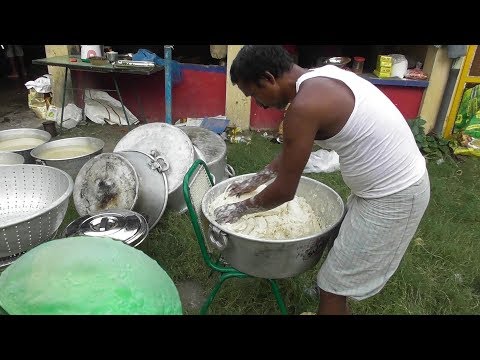 Street Food India | RUMALI ROTI Making for 300 People | Indian Food at Marriage Ceremony 2017 Video