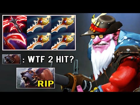 CRAZY DESO LEVEL 3 + 4x Rapiers 2 Hit Delete Ursa Sniper + Techies Super Defense Dota 2