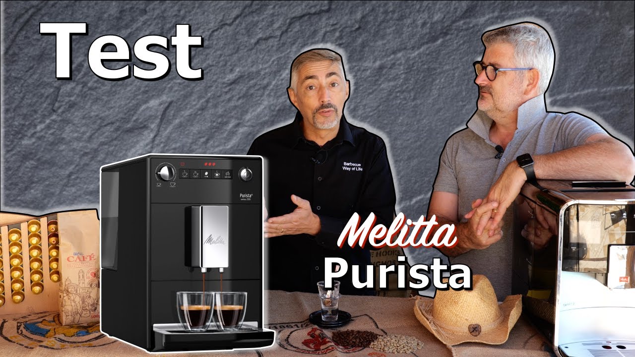 Une machine à café grain abordable ! La Melitta Purista Pure Black 