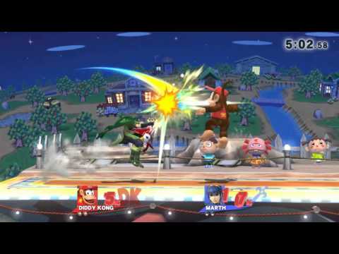 Tyrtle(Diddy) vs Gambit(Marth)