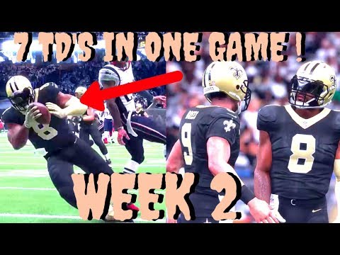 Madden 18 Career mode WR S3 Ep 2 - MEGATRON RETURN KING BACK IN THE BUILDING WITH 7 TD'S ! **CRAZY**