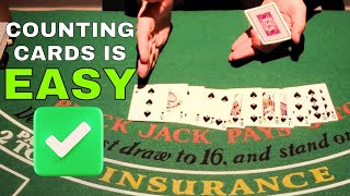 Card Counting For DUMMIES #blackjack #cardcounting thumbnail