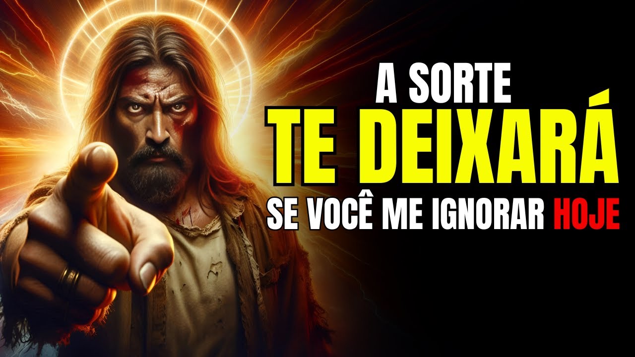 Deus diz: A sorte pode se afastar se você ignorar | Mensagem de Deus para você hoje | Deus fala hoje