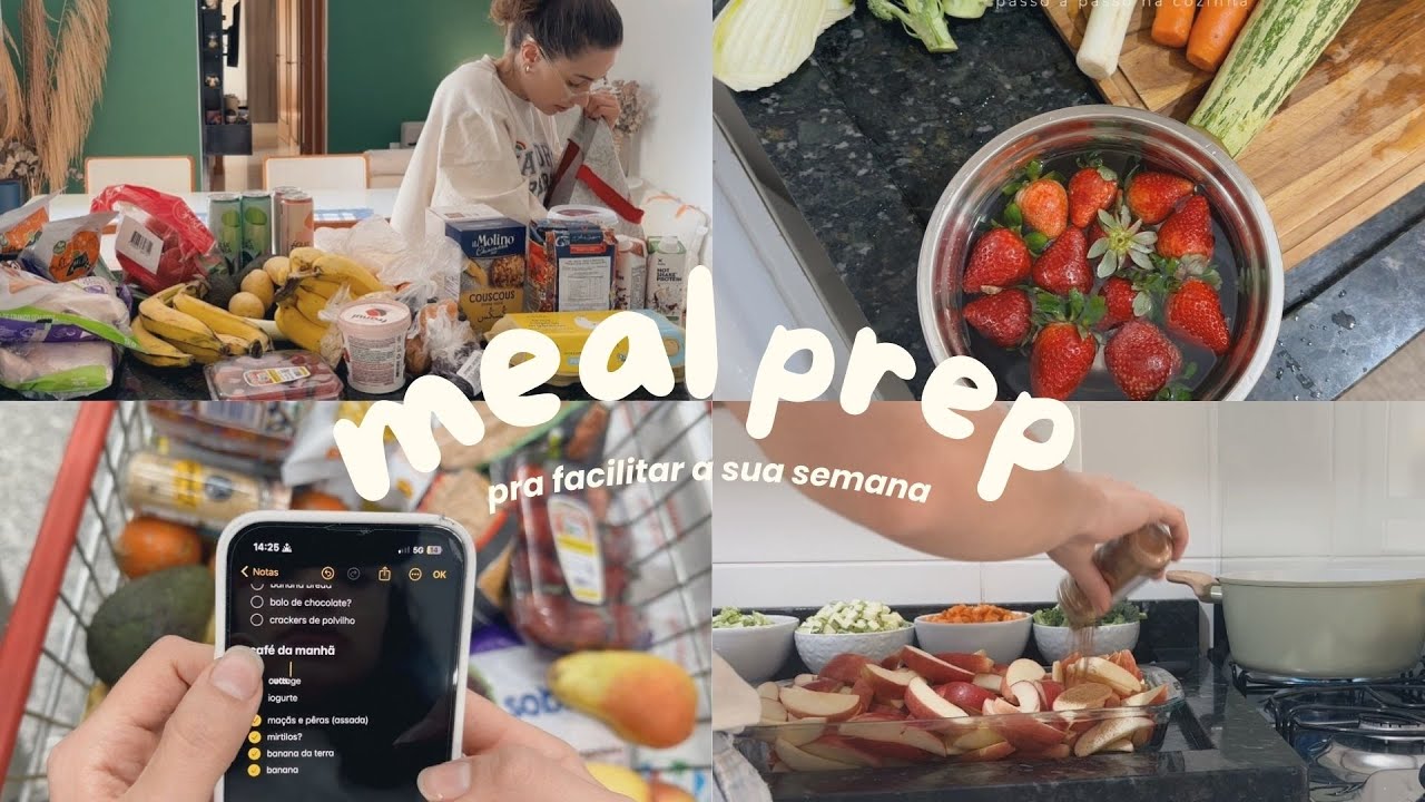 ORGANIZANDO a alimentação da semana | MEAL PREP com uma nutricionista