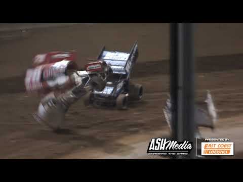 Sprintcars: Andrew Corbet Rollover - Archerfield Speedway
