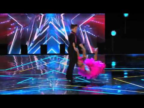Carter & Anika  Young Partners Dance to 'Let's Get Loud'   America's Got Talent 2014