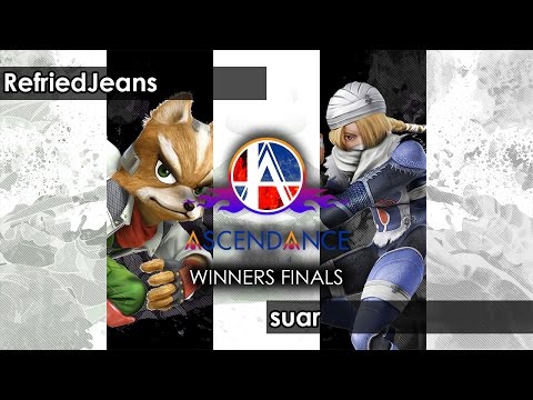 Smash 4: UMA | RefriedJeans (Fox) V PG | suar (Sheik) - Ascendance 28 Tournament SSB4