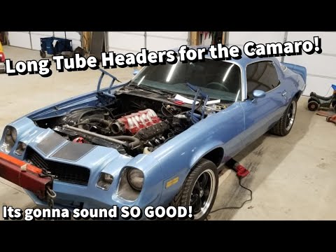 Long Tube Headers For The LS Swapped Camaro!