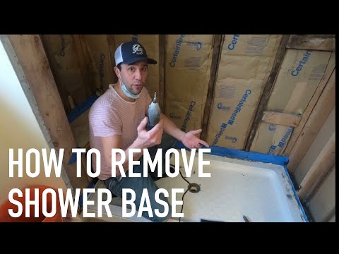 Remove a shower base in 3 easy steps